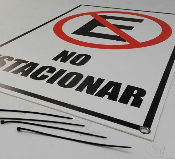 Letrero NO ESTACIONAR 40×60 Harry Plotter