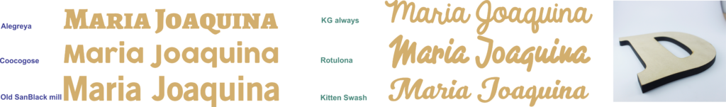 LETRAS MDF