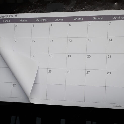 Calendario Mensual 80x60