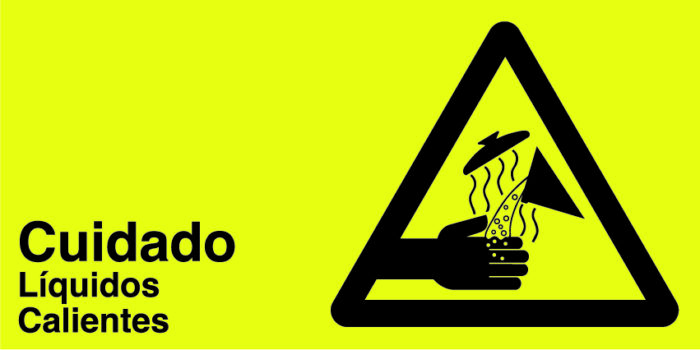 Cuidado Líquidos Calientes