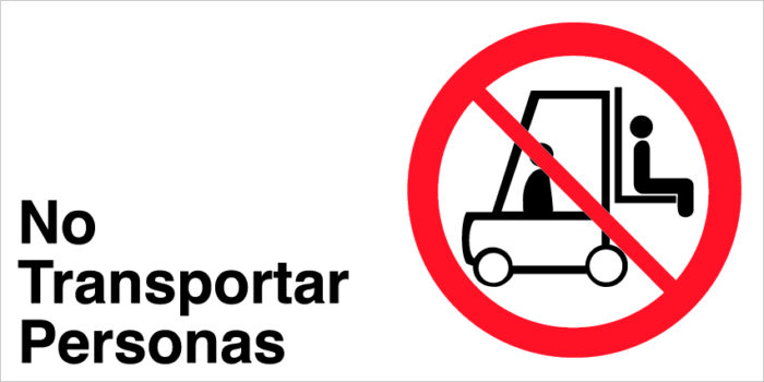 No Transportar Personas
