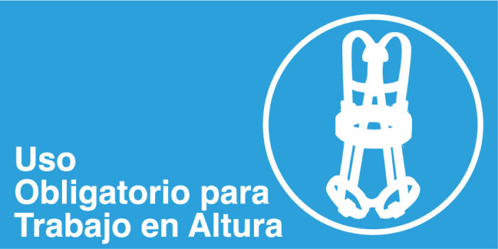 Uso Obligatorio para trabajo en Altura