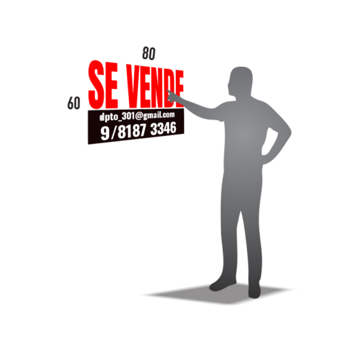 Cartel Se Vende  80x60