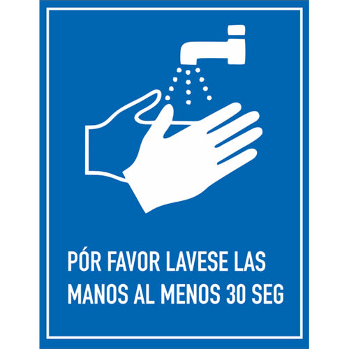 Lavese las manos