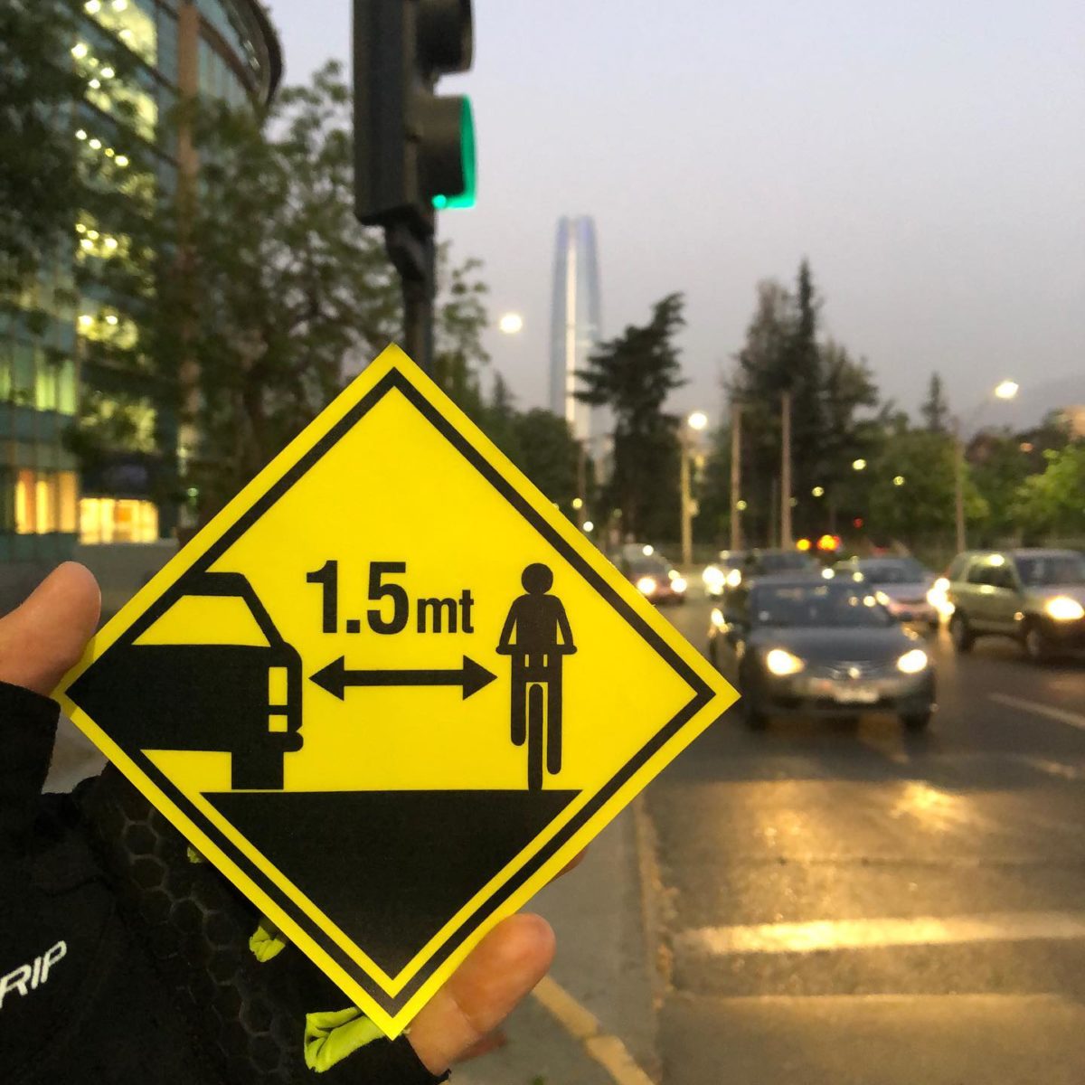 Sticker Respeto Ciclista - Harry Plotter
