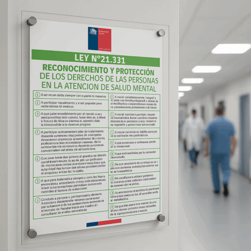 Letrero Salud Mental
