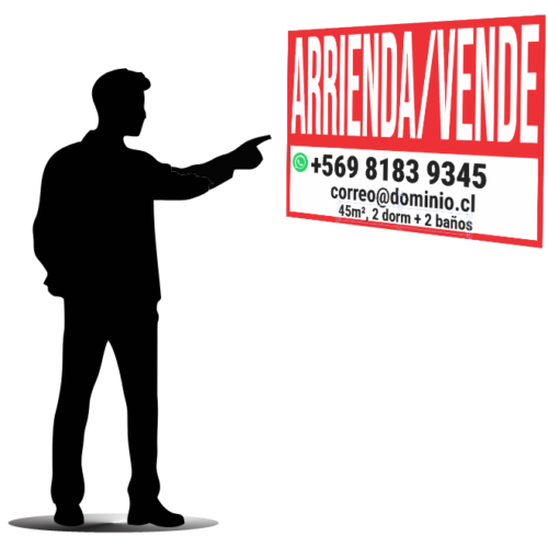 Letrero Arrienda / Vende