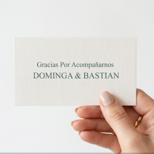 Tarjetas de Agradecimiento